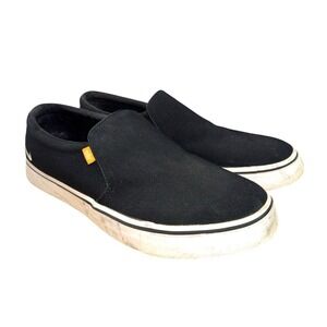 Nike SB Charge Slip Womens 11 Pre-Owned Slip-On Sneakers Black Canvas BQ9138-001